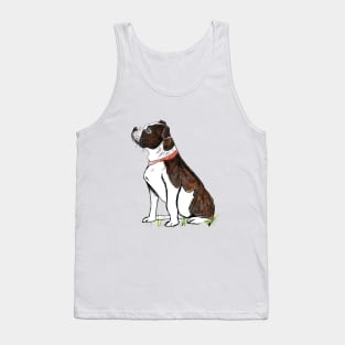 Brindle Staffordshire Bull Terrier Tank Top